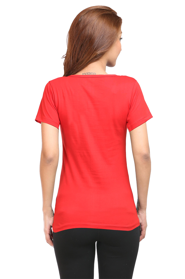 Midnight Glow Female Round Neck Half Sleeve Classic