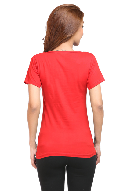 Midnight Glow Female Round Neck Half Sleeve Classic