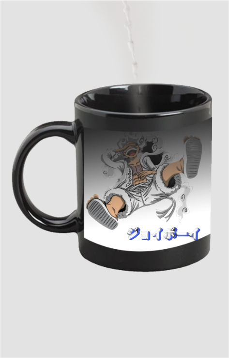 Luffy's Gear 5: The Joyboy Era Unisex Magic Coffee Mug White 11oz Black