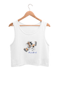 Luffy's Gear 5: The Joyboy Era  Female Crop Tank White S