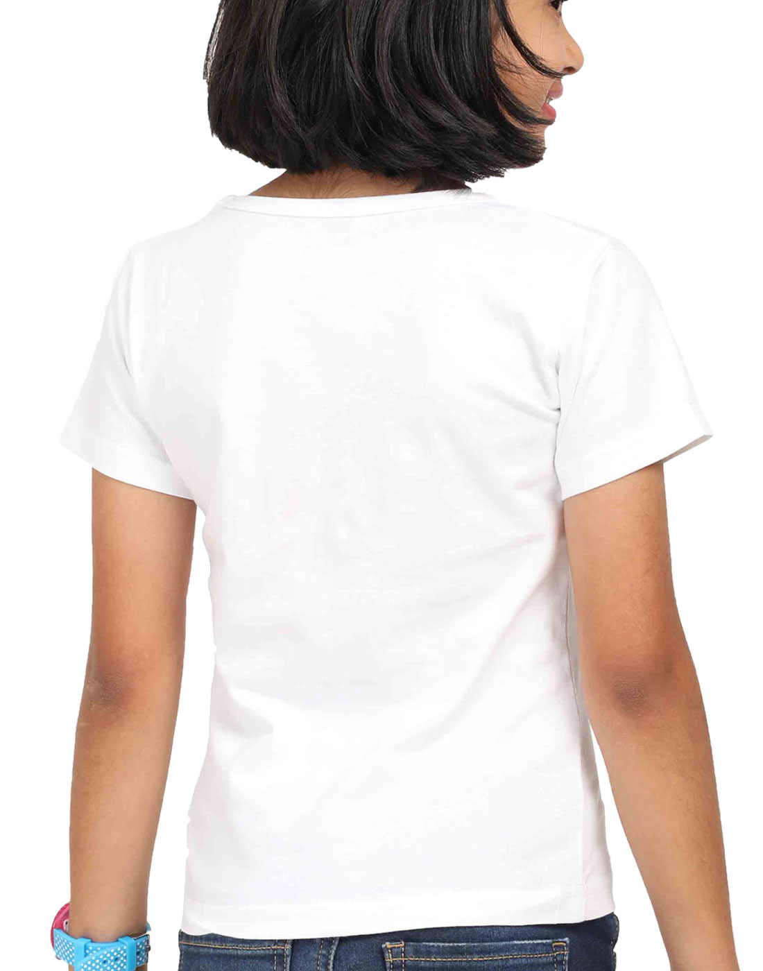 Luffy's Gear 5: The Joyboy Era Girl Round Neck Half Sleeve Classic White 0-12M