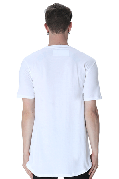 Luffy's Gear 5: The Joyboy Era Male Longline Curved TShirt White S