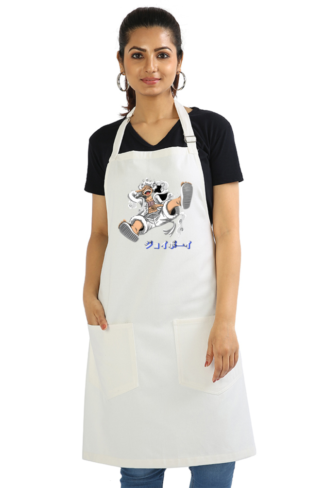 Luffy's Gear 5: The Joyboy Era Unisex Apron White Standard