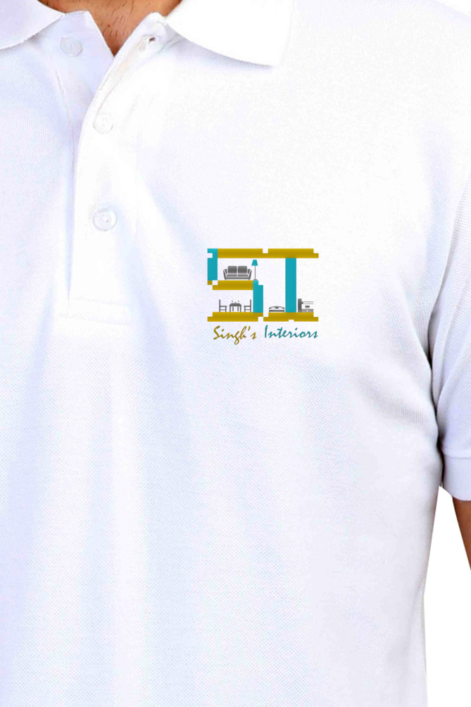 Customize logo Male Polo Half Sleeve