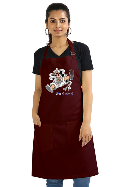 Luffy's Gear 5: The Joyboy Era Unisex Apron White Standard