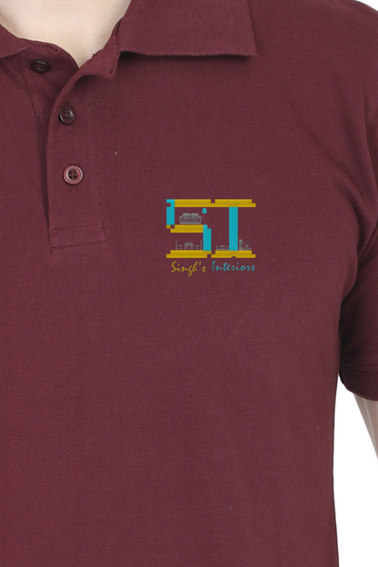 Customize logo Male Polo Half Sleeve