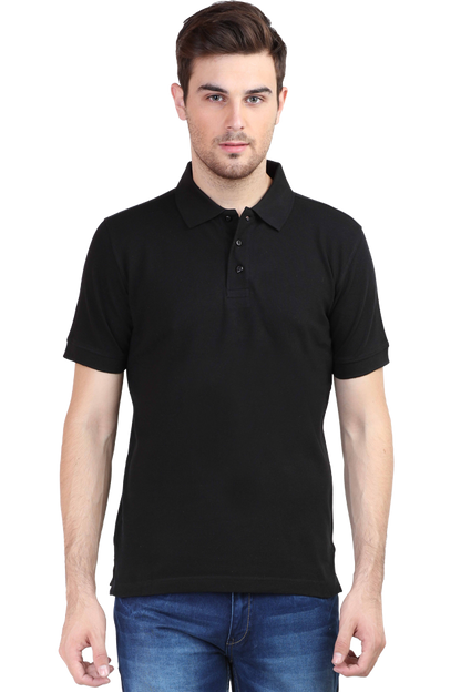 Luffy's Gear 5: The Joyboy Era Male Polo Half Sleeve Black S