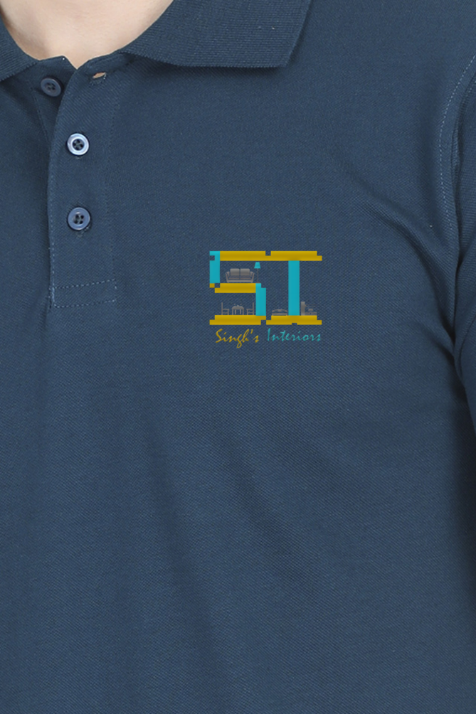 Customize logo Male Polo Half Sleeve